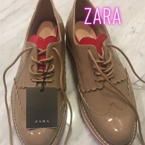 ❤️ ZARA Flatform Oxford Loafer w/ Heart